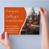 Makelaar FALL CARD shop bord Flyer (Hand)