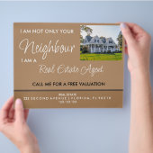 Makelaar Flyer voor Vastgoedmarketing (Hand)