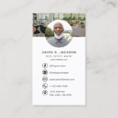 Makelaar Foto Logo Social Media Visitekaartje (Voorkant)