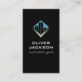 Makelaar | Gebouw Icoon Visitekaartje (Voorkant)