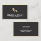 Makelaar | Goudlux-grens Visitekaartje (Voorkant / Achterkant)