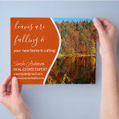 Makelaar HERFST CARD winkelbord Flyer (Hand)