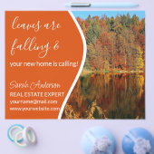 Makelaar HERFST CARD winkelbord Flyer (Enkel)