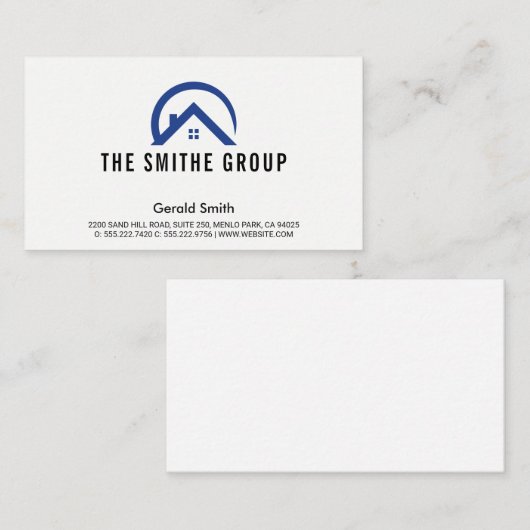 Makelaar Icoon Visitekaartje (Voorkant / Achterkant)