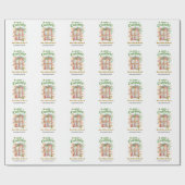 makelaar in kerstmis | Thuis is waar het hart is Cadeaupapier (Vlak)