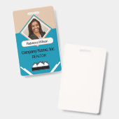 Makelaar in onroerend goed badge (Voor- en achterkant)