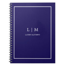 makelaar in onroerend goed eenvoudig blauw minimal