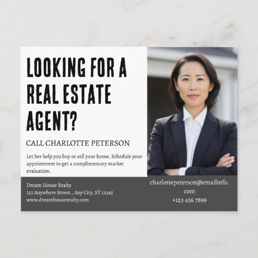 Makelaar Introductie Marketing Farming Briefkaart (Voorkant)