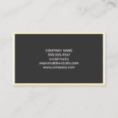 Makelaar | Logo Bull Beer | Financiering Visitekaartje (Achterkant)