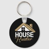 Makelaar Makelaar Makelaar Huis Hustler Sleutelhanger (Voorkant)