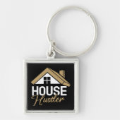 Makelaar Makelaar Makelaar Huis Hustler Sleutelhanger (Voorkant)