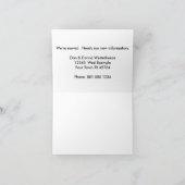 Makelaar met gevoel van Humor Adreswijziging Aankondiging (Binnen)