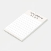 Makelaar Neutrale Professional Post-it® Notes (Schuin)