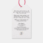 Makelaar Nieuwe Huizen Promo | Valentijnsdag Pop B Cadeaulabel (Achterkant)