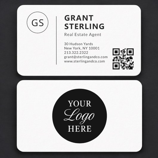 Makelaar QR Code Logo Professioneel Visitekaartje