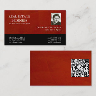 Makelaar QR-code Marsala Pleister Bedrijfskaart Visitekaartje