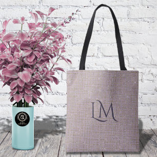 Makelaar Taupe Monogram Minimalist Draagtas