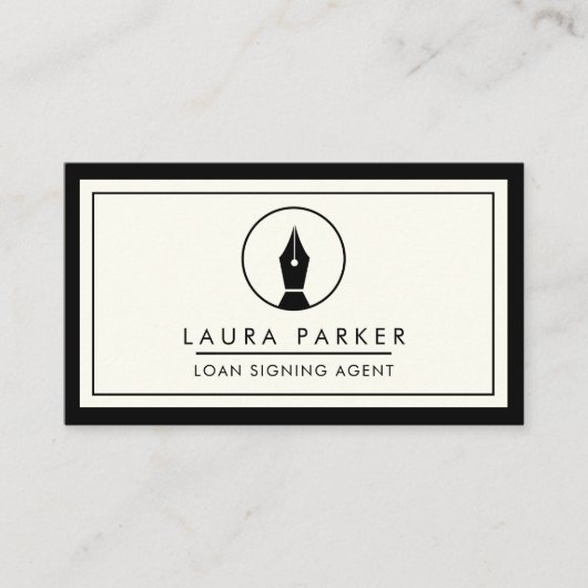 Makelaar van de Notaris die van de Agent de Raadpl Visitekaartje (Voorkant)