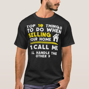 Makelaar, Vastgoedmakelaar Bel Mij Premium T-shirt
