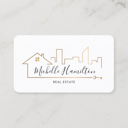 makelaardivisie visitekaartje (Voorkant)