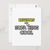 makelaars zijn sofa king cool briefkaart (Voorkant / Achterkant)