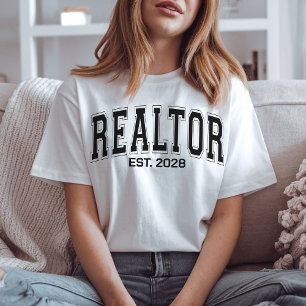 Makelaarshirt, gepersonaliseerd cadeau voor vastgo t-shirt