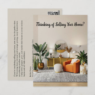 Makelaarspostkaart   Verkoop uw woning op de markt Briefkaart