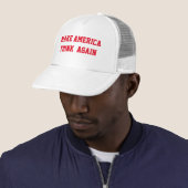 MAKEN AMERIKA NOGMAALS DENK TRUCKER PET (In situ)