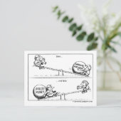 Maken banken leningen? briefkaart (Staand voorkant)