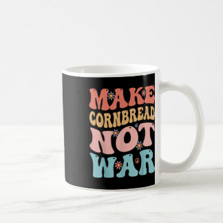 Maken maïsbrood niet oorlog grappig groovy vrede k koffiemok