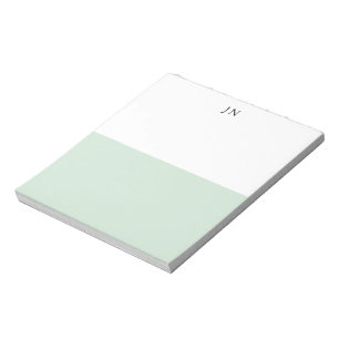 Maken van lijsten Pretty groene pastel witte kleur Notitieblok