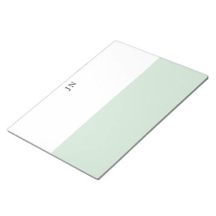 Maken van lijsten Pretty groene pastel witte kleur Notitieblok