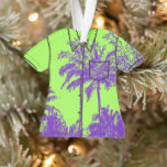 Makena Beach Hawaiian Sketchy Palms Aloha Shirt<br><div class="desc">Couleur violet et vert citron vert. Sur la côte en contrebas de Maui se trouve la belle communauté balnéaire de Makena Beach. Des palmiers se dressent dans les brises tropicales tandis que le soleil se couche sur le cône de cendres de Molokini. Notre design présente les couleurs spectaculaires de ces...</div>