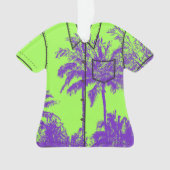 Makena Beach Hawaiian Sketchy Palms Aloha Shirt (devant)