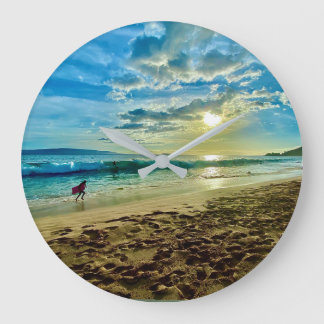 Makena dromen - Groot strand Maui zonsondergang Grote Klok