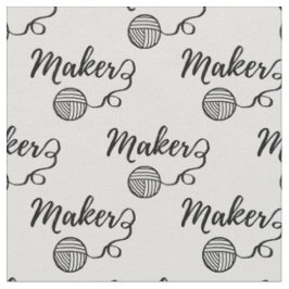 Maker: Typografie voor garens en ambachten Stof