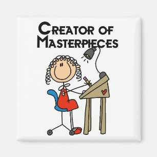 Maker van Masterpieces T-shirts en Cadeaus Magneet