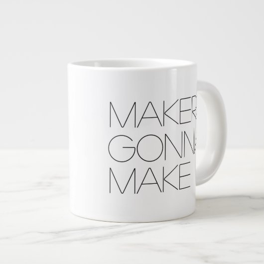 Makers Gonna Make (goed) - Jumbo Mok (Voorkant rechts)