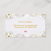 makeukenkunstenaar goudmarmer Abstract Busi Visitekaartje (Achterkant)