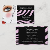Makeup artiest salon Beauvisitekaartje Visitekaartje (Voorkant / Achterkant)
