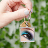 Makeup artiest sleutelhanger-aqua sleutelhanger (Hand)