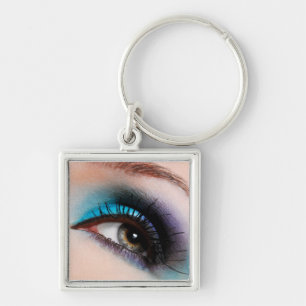 Makeup artiest sleutelhanger-aqua sleutelhanger