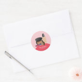 Makeup-artiesten Ronde Sticker (Envelop)