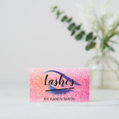 Makeup Artist Afsprakenkaartje (Staand voorkant)