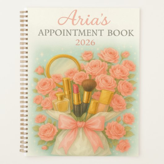 Makeup Artist Appointment Book 2026 Planner (Voorkant)