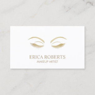 Makeup Artist Beauty Girl Plain Minimalist Visitekaartje