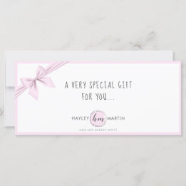 Makeup Artist Beauty Salon Gift Certificate Kaart