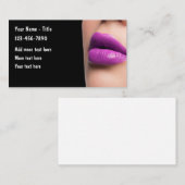 Makeup Artist Beauty Theme Visitekaartjes (Voorkant / Achterkant)