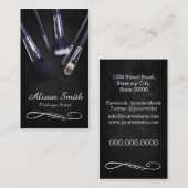 Makeup Artist brushes / Cosmetic Brushes Visitekaartje (Voorkant / Achterkant)