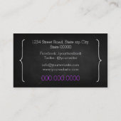 Makeup Artist brushes / Cosmetic Brushes Visitekaartje (Achterkant)